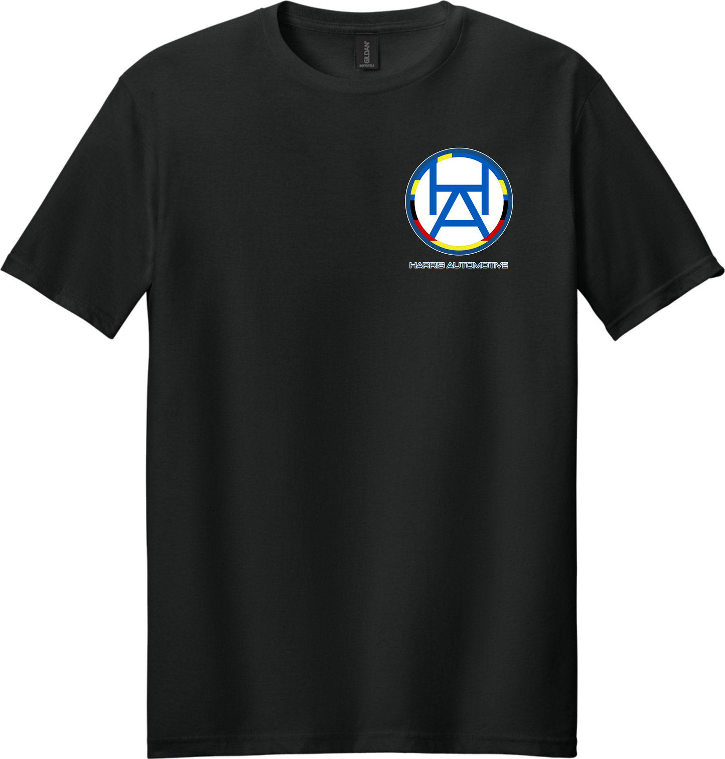 Harris Automotive Tee Pocket & Back Print