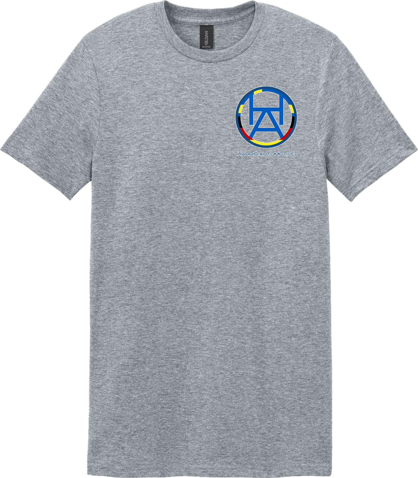 Harris Automotive Tee Pocket & Back Print