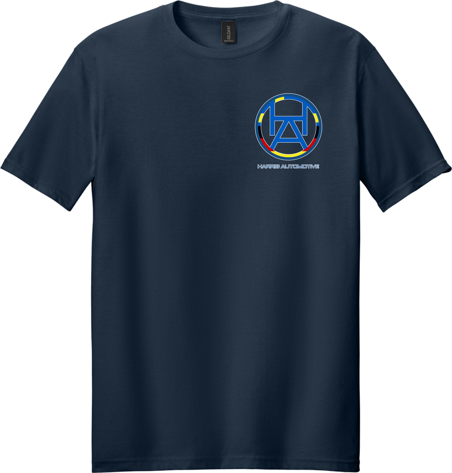 Harris Automotive Tee Pocket & Back Print