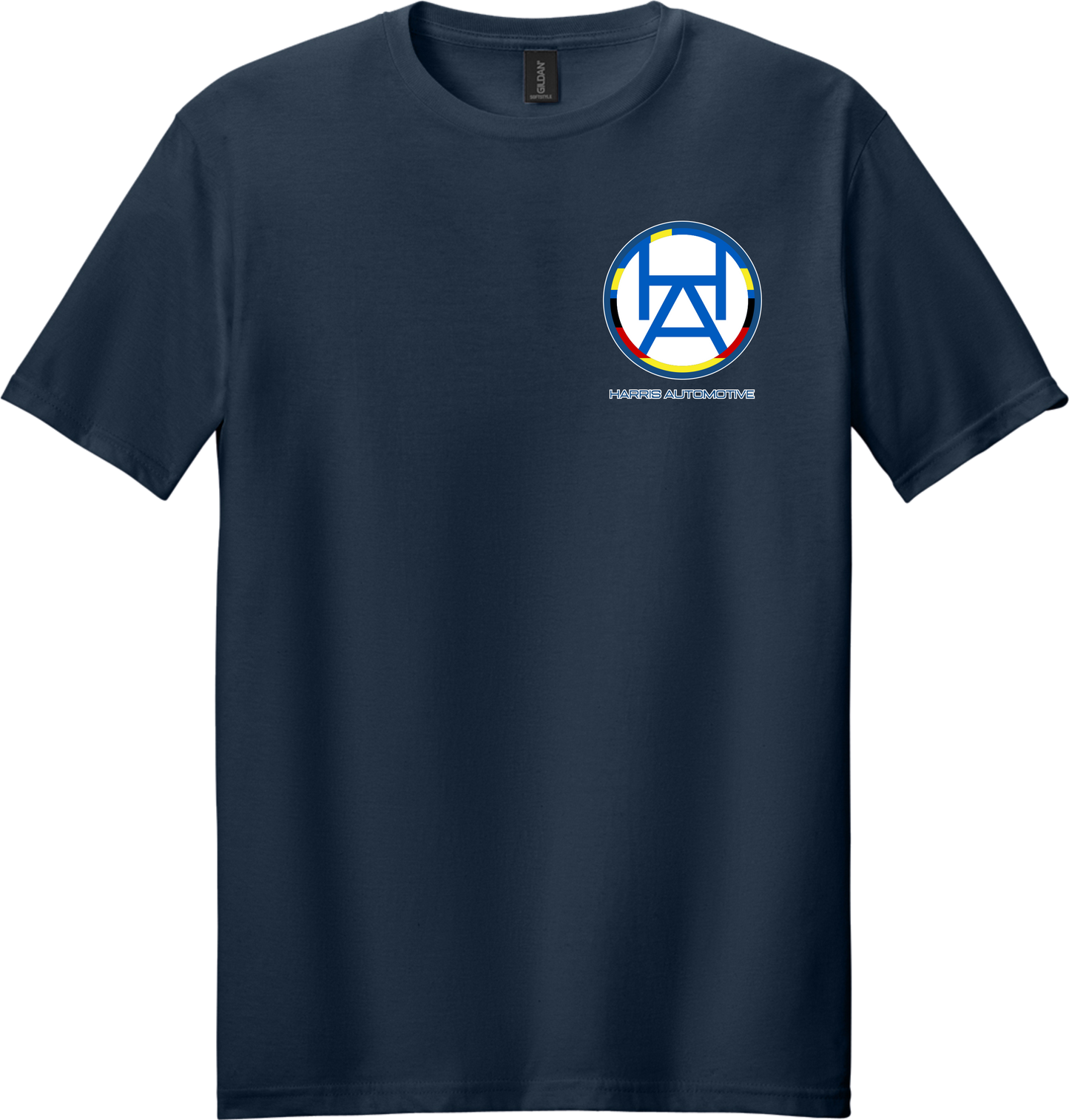 Harris Automotive Tee Pocket & Back Print
